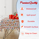 Christmas PVC Tablecloth Rectangular Disposable Table Cover