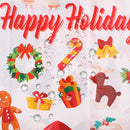 Christmas PVC Tablecloth Rectangular Disposable Table Cover