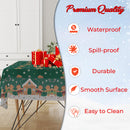 Christmas PVC Tablecloth Rectangular Disposable Table Cover