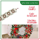 Christmas Table Runner Table Flag Cloth Cover, Xmas Dining Party Decor, 1pc