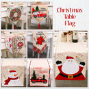 Christmas Table Runner Table Flag Cloth Cover, Xmas Dining Party Decor, 1pc