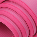 Non-Slip Yoga Mat, NBR Rubber Exercise Mat for Pilates, Yoga and Gymnastics - 183 x 61 x 1cm