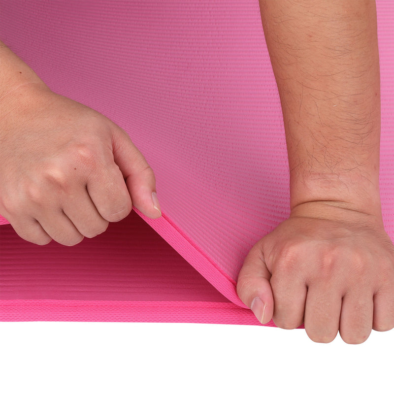 Non-Slip Yoga Mat, NBR Rubber Exercise Mat for Pilates, Yoga and Gymnastics - 183 x 61 x 1cm