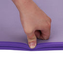 Non-Slip Yoga Mat, NBR Rubber Exercise Mat for Pilates, Yoga and Gymnastics - 183 x 61 x 1cm