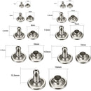 100pcs Double Cap Tubular Rivets with Fixing Hand Tool Set