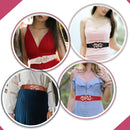 Women’s Stretchable 40mm Wide Waist Belt Tree Leaves Pattern PU Leather Elastic Waistband Clip-on Cinch Trimmer Fashion Accessory For Girls Dresses, Gowns, Western Outfits