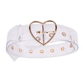 Clear With Gold Heart Buckle
