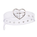 Clear With Silver Heart Buckle