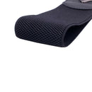 Women's Black Strechable 60mm Wide Waist Belt Clasp Buckle Elastic Band Clip-on Cinch Trimmer One Size Fits All Fashion Accessory
