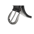 Women's Black Waist Belt with Silver 3 Row Punk Rock Pyramid Rivet Studs for Fashion Accessory