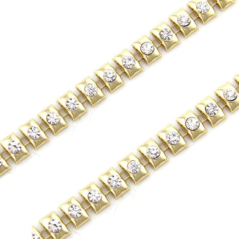45" Rhinestone Diamante Waist Chain Belt for Women Fashion Accessory