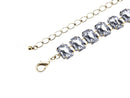 42" Diamante Rhinestone Waist Chain Belts for Women Fashion Accessory - Silver, Gold