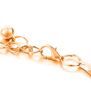 48" Diamante Mesh Belt with Flower Charms Chain Waist Belt for Women Fashion Accessory - Gold, Silver