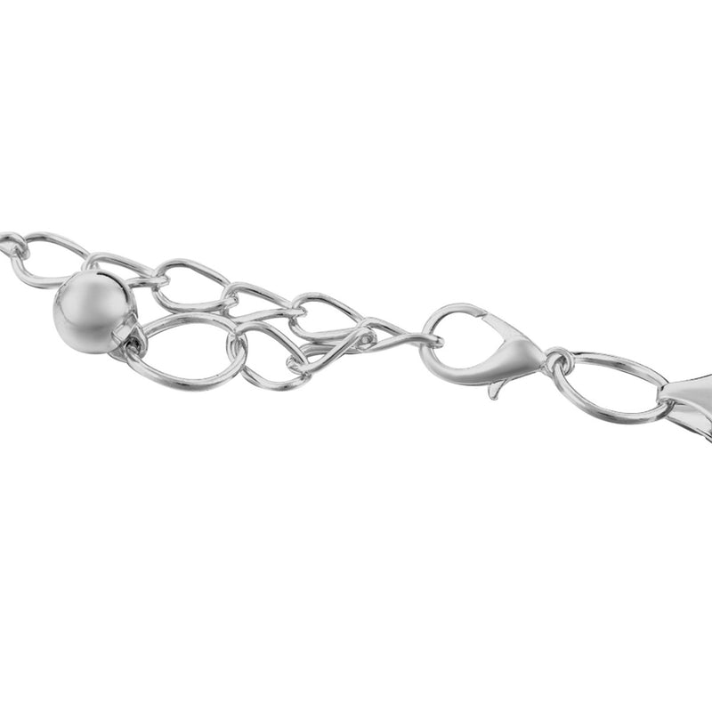 40" Center Flower Motif Diamante Rhinestone Waist Chain Belts for Women Fashion Accessory - Gold, Silver