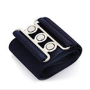 Women's Elasticated Corset Belt with Three Silver Hook Fastening Buckles - 3" Wide Fully Adjustable and Stretchable - Suitable for Formal Attires or Casual Wear