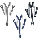 Men’s Adjustable Braces Y Shape Heavy Duty Button Hole Suspenders for Trousers, Jeans, 25mm