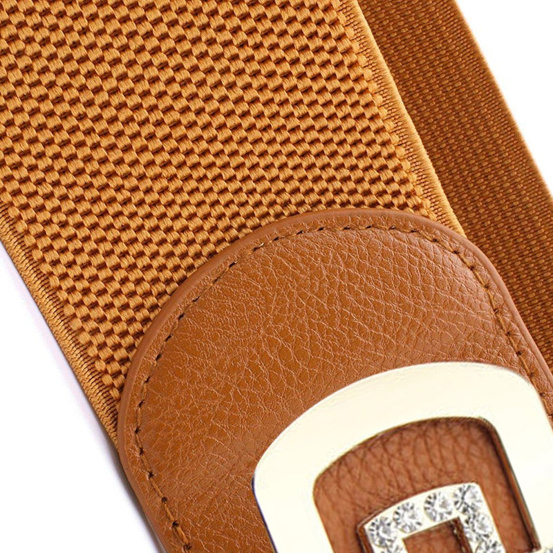 60mm Diamante Elasticated / Stretchable Clip-ons Waist Belt- Women Fashion Accessory