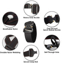 Black + Black With Red Stitch