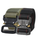 Tactical Belt Adjustable Military Style Webbing Belt With Side Release Buckle 125cm x 3.8cm
