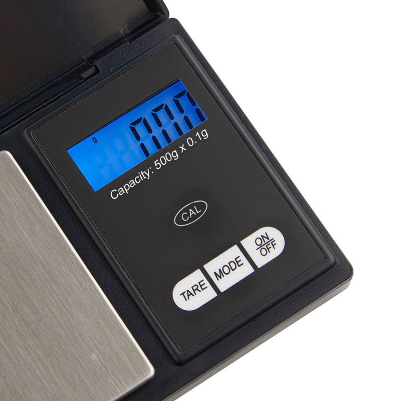 Electronic Digital LCD Pocket Scale Jewellery Weighing with 100g Calibration Weight