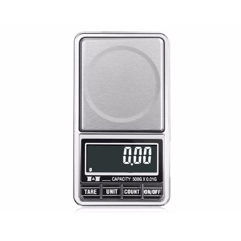 Digital LCD Pocket Scale with 100g Calibration Weight for Jewellery Weighing