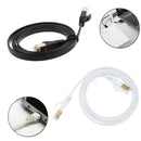 CAT 7 Ethernet Cable RJ45 LAN Network Flat Patch Cord 10Gbps for Laptop, Switch, Play Station, Modem - 1 metre