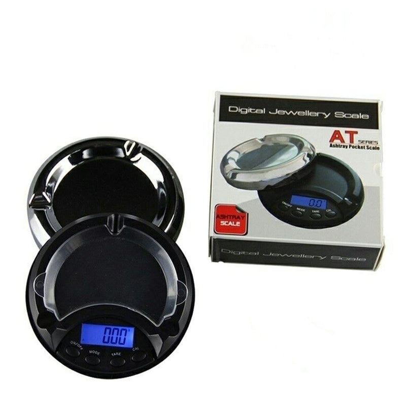 Compact LCD Ashtray Digital Scale with Weight Precision for Jewellery, Gold, Chemicals, Bullets