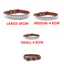 Pet Collars for Dogs or Cats, Rhinestone Diamante Neck Accessory for Proper Gripping