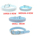 Pet Collars for Dogs or Cats, Rhinestone Diamante Neck Accessory for Proper Gripping