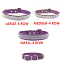 Pet Collars for Dogs or Cats, Rhinestone Diamante Neck Accessory for Proper Gripping