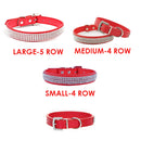 Pet Collars for Dogs or Cats, Rhinestone Diamante Neck Accessory for Proper Gripping