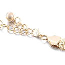 48" Ladies 'W' Shape Design Chain Waist Belt, Women Fashion Accessory - Silver, Gold