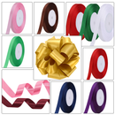 10mm/15mm Double Sided Satin Polyester Ribbon For DIY Art & Craft, Gift Wrapping - 25 Metres