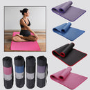 Non-Slip Yoga Mat, NBR Rubber Exercise Mat for Pilates, Yoga and Gymnastics - 183 x 61 x 1cm