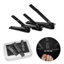 Nail Clipper Cutter Set Stainless Steel with Case for Fingernail, Toenail, Manicure Pedicure - 3pcs