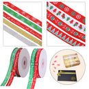 Assorted Grosgrain Christmas Ribbon for Gift Wrapping