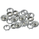 PRYM 10mm Snap Poppers Fasteners Prong Ring Press Studs For Babygrows, Baby Bib, Kids Wear