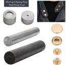 Flat Cap S Spring 10mm - 15mm Press Studs Fixing Hand Tool for DIY Projects, Handbag, Clothing, Leather Jackets