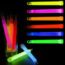 6" Neon Colours Premium Lanyard Glow Sticks 25pcs Glow Rod For Party Night