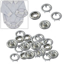 PRYM 10mm Snap Poppers Fasteners Prong Ring Press Studs For Babygrows, Baby Bib, Kids Wear
