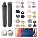 12.5mm/15mm Press Studs Snap Fasteners With Fixing Hand Tool For DIY Projects, Leather Crafts