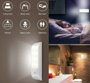 Motion Sensor Under Cabinet Lights Lithium Battery USB Rechargeable Adhesive LED Wall Lamps Drawer Kitchen Wardrobe Closet Night Lights