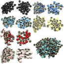 10mm Double Cap Tubular Rivets, 100 Set Leather Rivets for Clothing Repair, DIY Leathercrafts