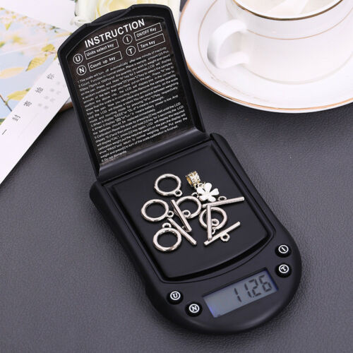 Digital Portable Weighing Scale with Display Pocket Size Flip Open For Jewellery, Precious Stones