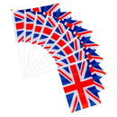 Union Jack Hand Wave Flag Great Britain England National Stick Flags for King Charles III Coronation
