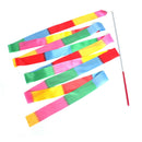 4m Gym Ribbon Stick Gymnastic Streamer Twirling Rod Rhythmic Ballet Dance