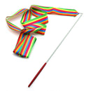 4m Gym Ribbon Stick Gymnastic Streamer Twirling Rod Rhythmic Ballet Dance