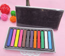 Temporary Multicolour Hair Dye Chalks Non Toxic Soft Pastels Salon Kit