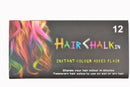 Temporary Multicolour Hair Dye Chalks Non Toxic Soft Pastels Salon Kit