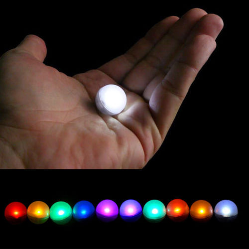 LED Flickering Floating Pearl Ball Lights for House Parties and Decorations - RGB	